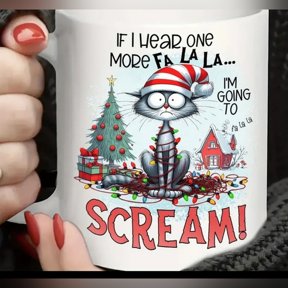 NEW Handmade Funny Holiday Mugs Several designs.  Crazy Frog - Picture 3 of 14